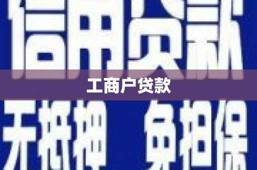惠东工商户贷款