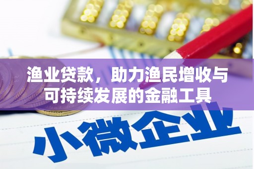 惠东渔业贷款，助力渔民增收与可持续发展的金融工具