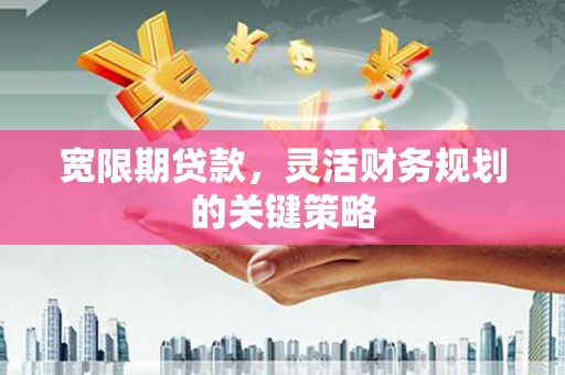 惠东宽限期贷款，灵活财务规划的关键策略