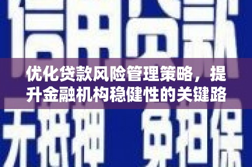 惠东优化贷款风险管理策略，提升金融机构稳健性的关键路径