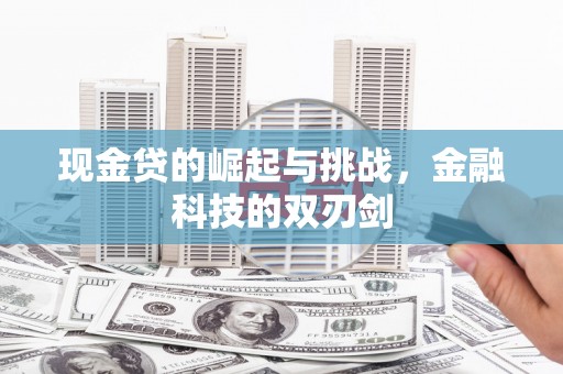 惠东现金贷的崛起与挑战，金融科技的双刃剑