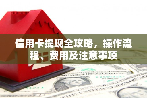 惠东信用卡提现全攻略，操作流程、费用及注意事项