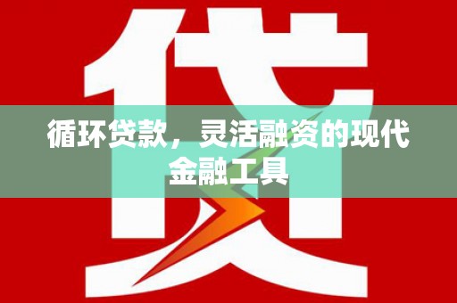 惠东循环贷款，灵活融资的现代金融工具
