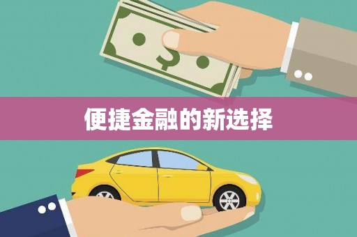 惠东便捷金融的新选择