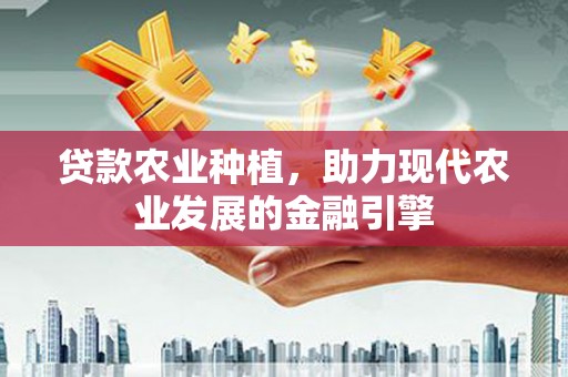 惠东贷款农业种植，助力现代农业发展的金融引擎