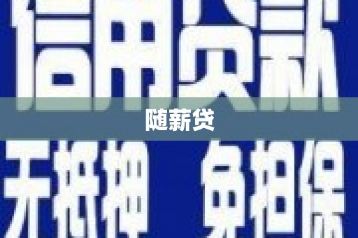 惠东随薪贷