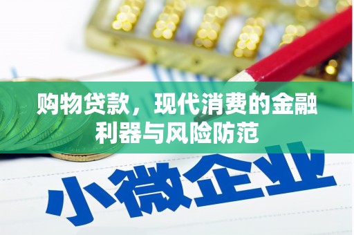 惠东购物贷款，现代消费的金融利器与风险防范