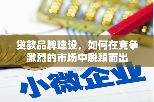 惠东贷款品牌建设，如何在竞争激烈的市场中脱颖而出