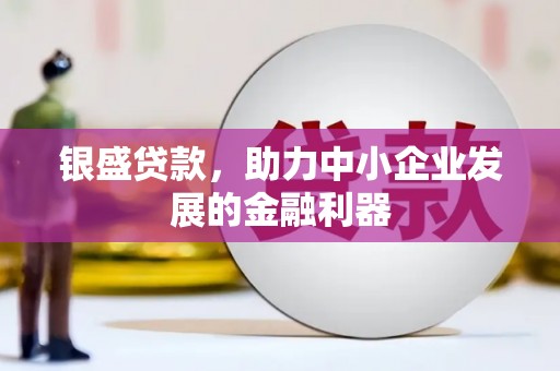 惠东银盛贷款，助力中小企业发展的金融利器