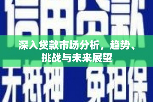惠东深入贷款市场分析，趋势、挑战与未来展望