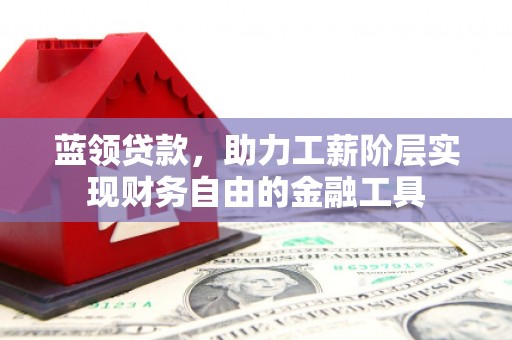 惠东蓝领贷款，助力工薪阶层实现财务自由的金融工具