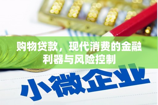 惠东购物贷款，现代消费的金融利器与风险控制
