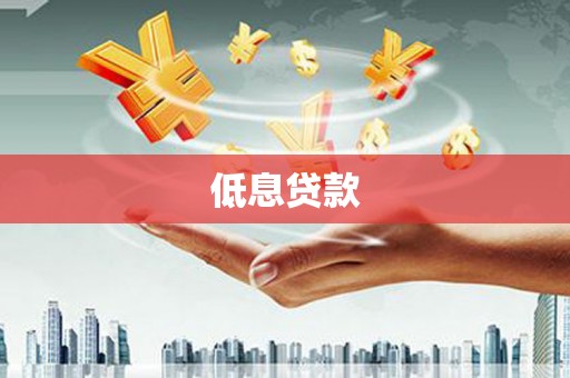 惠东低息贷款