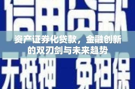 惠东资产证券化贷款，金融创新的双刃剑与未来趋势