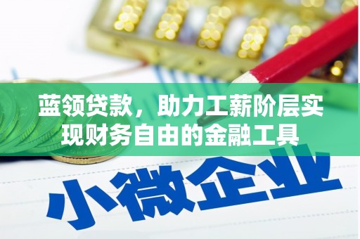 惠东蓝领贷款，助力工薪阶层实现财务自由的金融工具